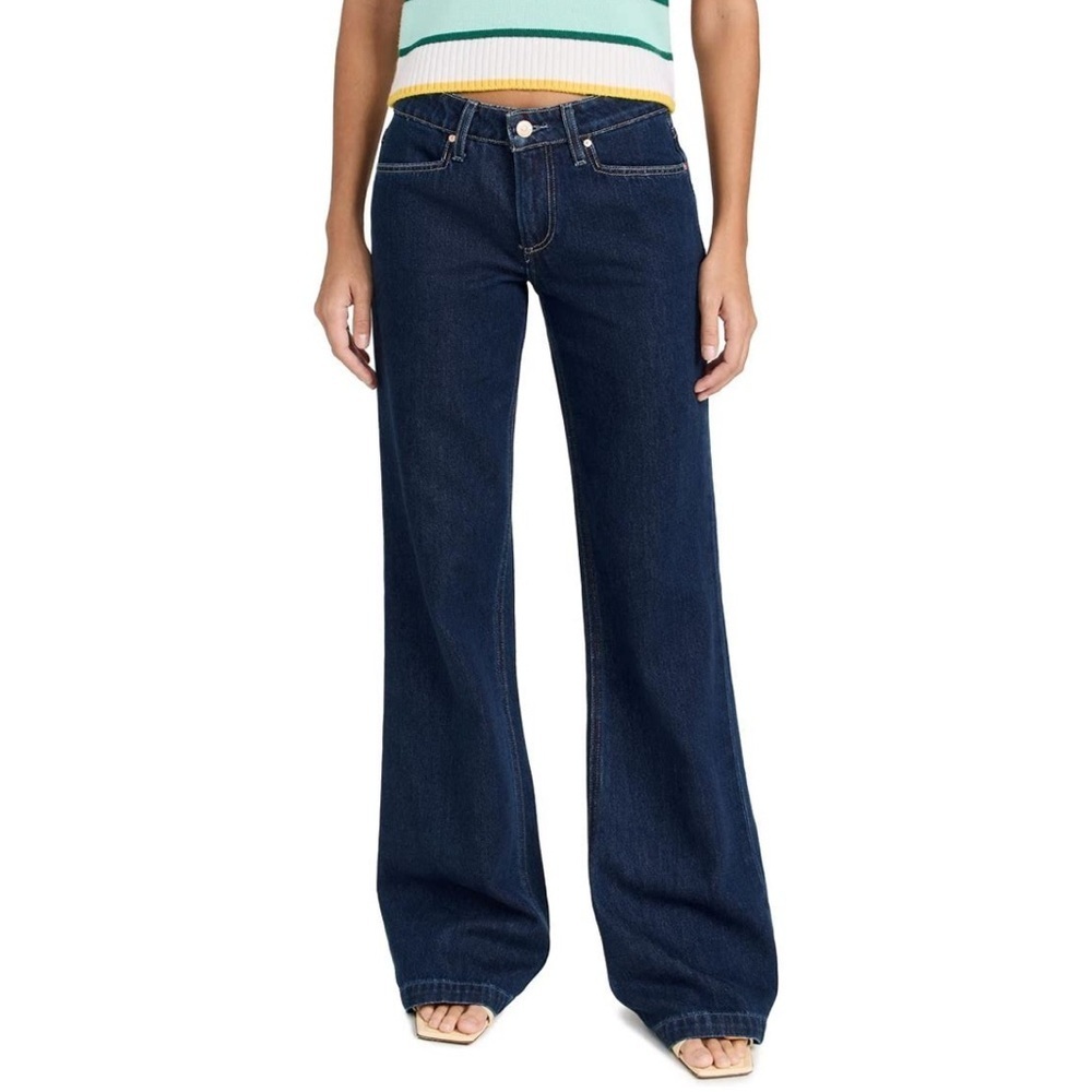 PAIGE Classic Paige Sonja Jolene Jeans | Size 25 | Wide-Leg Vintage Denim